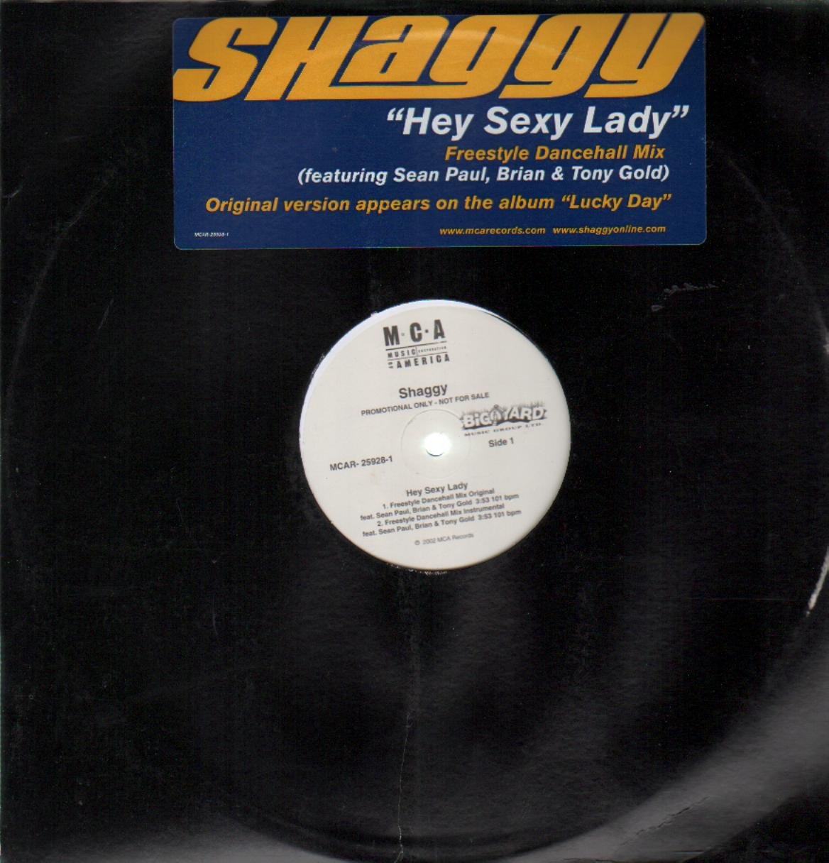 Shaggy - Hey Sexy Lady (12'') (Maxi) (Vinyl)