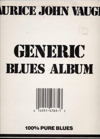 Vaughn , Maurice John - Generic Blues Album