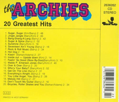 Archies , The - 20 Greatest Hits (UK-Import)