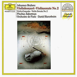 Brahms , Johannes - Violinkonzert / Violinsonate Nr. 2 (Barenboim)