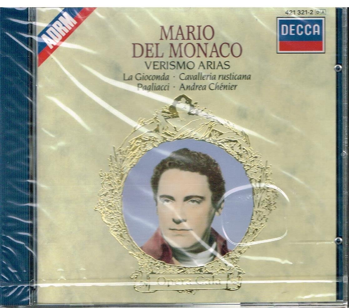 Monaco , Mario Del - Verismo Arias From La Gioconda, Cavalleria Rusticana, Pagliacci, Andrea Chenier