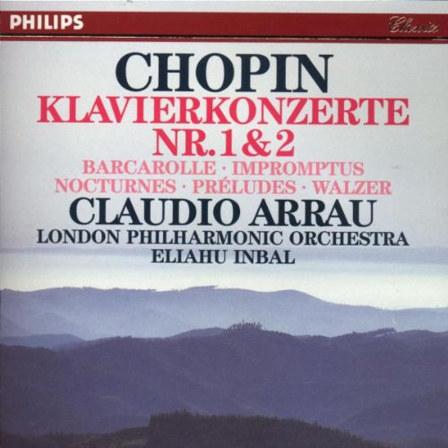 Chopin , Frederic - Klavierkonzerte Nr. 1 & 2 / Barcarolle / Impromptus / Nocturnes / Preludes / Walzer (Arrau, Inbal, LPO)
