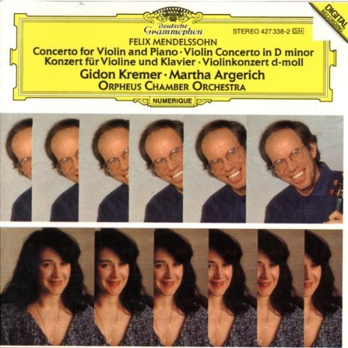 Mendelssohn , Felix - Violinkonzert & Klavierkonzert in D moll a. o. (Argerich, Kremer)