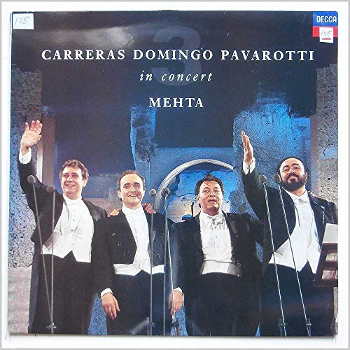 Carreras / Domingo / Pavarotti - In Concert (The 3 Tenors) (Mehta) (Vinyl)