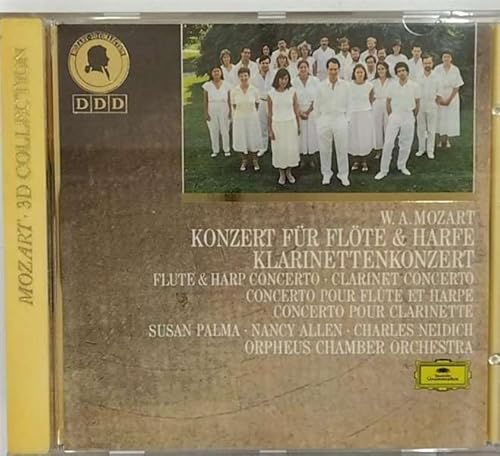 Mozart , Wolfgang Amadeus - Konzert für Flöte und Harfe, Klarinettenkonzert etc. (3D Collection)