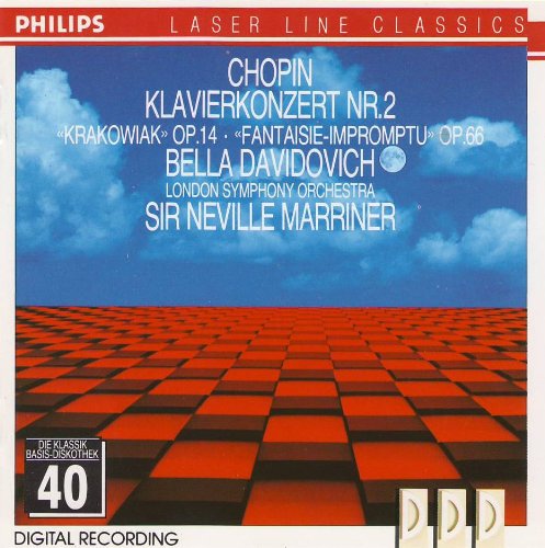 Chopin , Frederic - Klavierkonzert Nr. 2 / 'Krakowiak', Op. 14 / 'Fantasie-Impromtu', Op. 66 (Davidovich, Marriner)