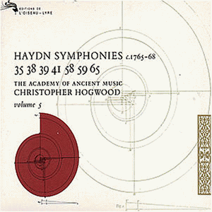 Haydn , Joseph - The Symphonies 5 - Nos. 35, 38, 39, 41, 58, 59 & 65 (Hogwood)