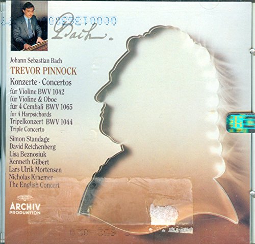 Bach , Johann Sebastian - Konzerte, BWV 1042, BWV 1065, BWV 1044 (Pinnock, Standage, Reichenberg, Beznosiuk, Gilbert, Mortensen, Kraemer, The English Concort)