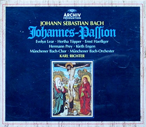 Bach , Johann Sebastian - Johannes-Passion (Lear, Töpper, Haeflinger, Richter)