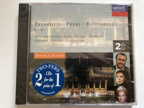 Pavarotti , Luciano & Freni , Mirella & Ricciardelli , Katia - Live - Aida, La Traviata, Tosca, Otello, Turandot, Macbeth, Falstaff, La Gioconda