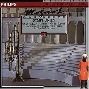 Mozart , Wolfgang Amadeus - Symphonien: Symphonie Nr. 41 C-Dur, KV 551 'Jupiter' u.a. (Marriner) (Mozart Das Beste 3)