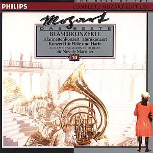 Mozart , Wolfgang Amadeus - Bläserkonzerte: Klarinettenkonzert A-Dur, KV 622 u.a. (Marriner) (Mozart Das Beste 10)