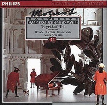 Mozart , Wolfgang Amadeus - Kammermusik mir Klavier: Kegelstatt Trio u.a. (Brendel, Uchida, Kovacevich, Beaux Arts Trio) (Mozart: Das Beste 14)