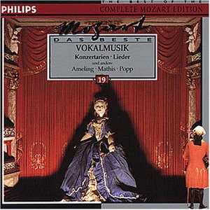Mozart , Wolfgang Amadeus - Vokalmusik: Konzertarien / Lieder (Ameling, Mathis, Popp) (Mozart Das Beste 19)