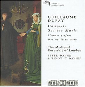 Dufay , Guillaume - Complete Secular Music / L'Oeuvre Profane / Das weltliche Werk (The Medieval Ensemble Of London, Davies, Davies) (5 CD BOX SET)