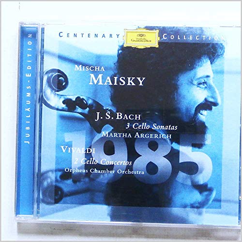 Maisky , Mischa - Bach: 3 Cello Sonatas (With Martha Argerich) / Vivaldi: 2 Cello Concertos (With Orpheus Chamber Orchestra)