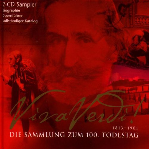 Verdi , Giuseppe - Viva Verdi! Die Sammlung zum 100. Todestag - Biographie, Opernführer & Vollständiger Katalog (2-CD Sampler)