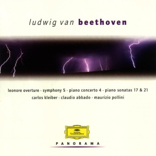 Beethoven , Ludwig van - Leonore Overture / Symphony No. 5 / Piano Concerto No. 4 / Piano Sonatas Nos. 17 & 21 (Kleiber, Abbado, Pollini)