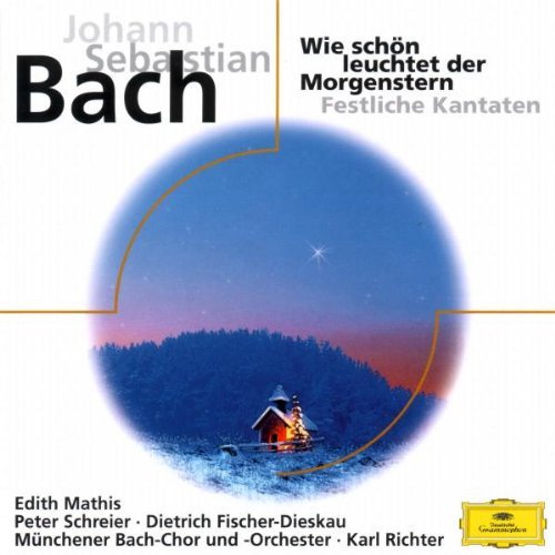Bach , Johann Sebastian - Wie schön leuchtet der Morgenstern - Festliche Kantaten (Mathis, Schreier, Fischer-Dieskau, Richter)