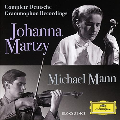 Martzy, Mann, Menuhin, Antonietti, Jochum, Fricsay, Dvorak, Mozart, Beethoven, Falla, Milhaud, Ravel, Krenek - Johanna Martzy und Michael Mann