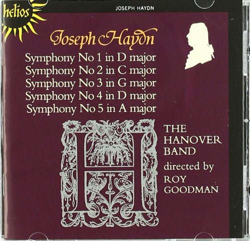 Haydn , Joseph - Symphonies Nos. 1, 2, 3, 4, 5 (Goodman, The Hanover Band)