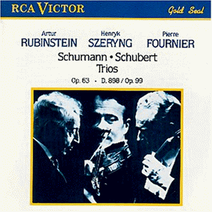 Rubinstein , Artur & Szeryng , Henryk & Fournier , Pierre - Schumann / Schubert Trios: Op. 63 / D. 898 / Op. 99