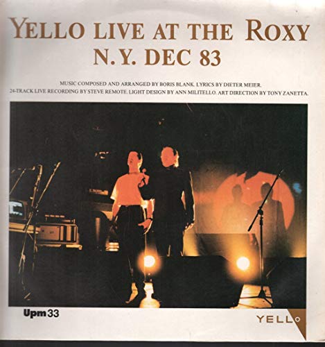 Yello - Live at the Roxy N.Y. Dec. 83 [Vinyl Single]