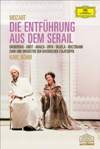 Mozart , Wolfgang Amadeus - Die Entführung aus dem Serail (Gruberova, Grist, Araiza, Orth, Talvela, Holtzmann, Böhm)
