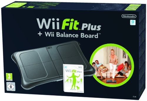  - Wii Fit Plus inkl. Balance Board (schwarz)