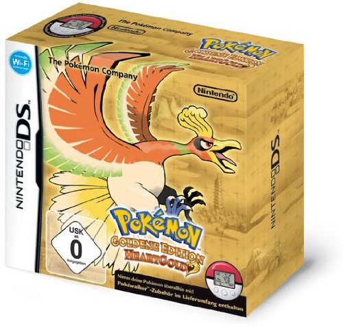 Nintendo DS - Pokemon Goldene Edition HeartGold + Pokewalker