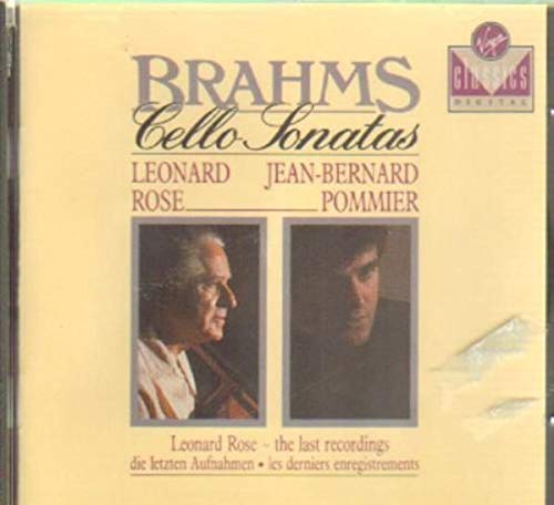 Brahms , Johannes - Cello Sonatas (Rose, Pommier)
