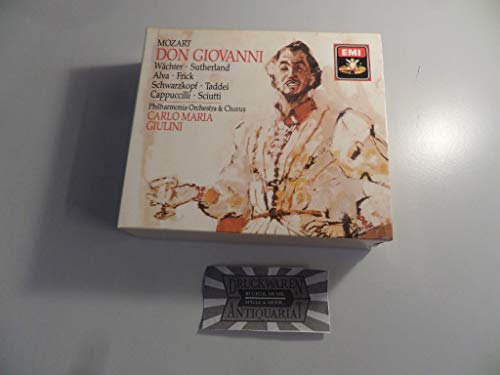 Mozart , Wolgang Amadeus - Don Giovanni (GA) (Wächter, Sutherland, Alva, frick, Schwarzkopf, Taddei, Cappuccilli, Sciutti, Giulini)
