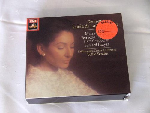 Donizetti , Gaetano - Lucia di Lammermoor (Callas, Tagliavini, Cappuccilli, Ladysz, Serafin)