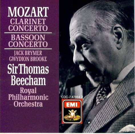 Jack Bryme,r Clarinet, Mozart, Jack Bryme,r Clarinet, Sir Thomas Beecham - Sir Thomas Beecham: Mozart-Clarinet & Bassoon Concertos (UK Import)