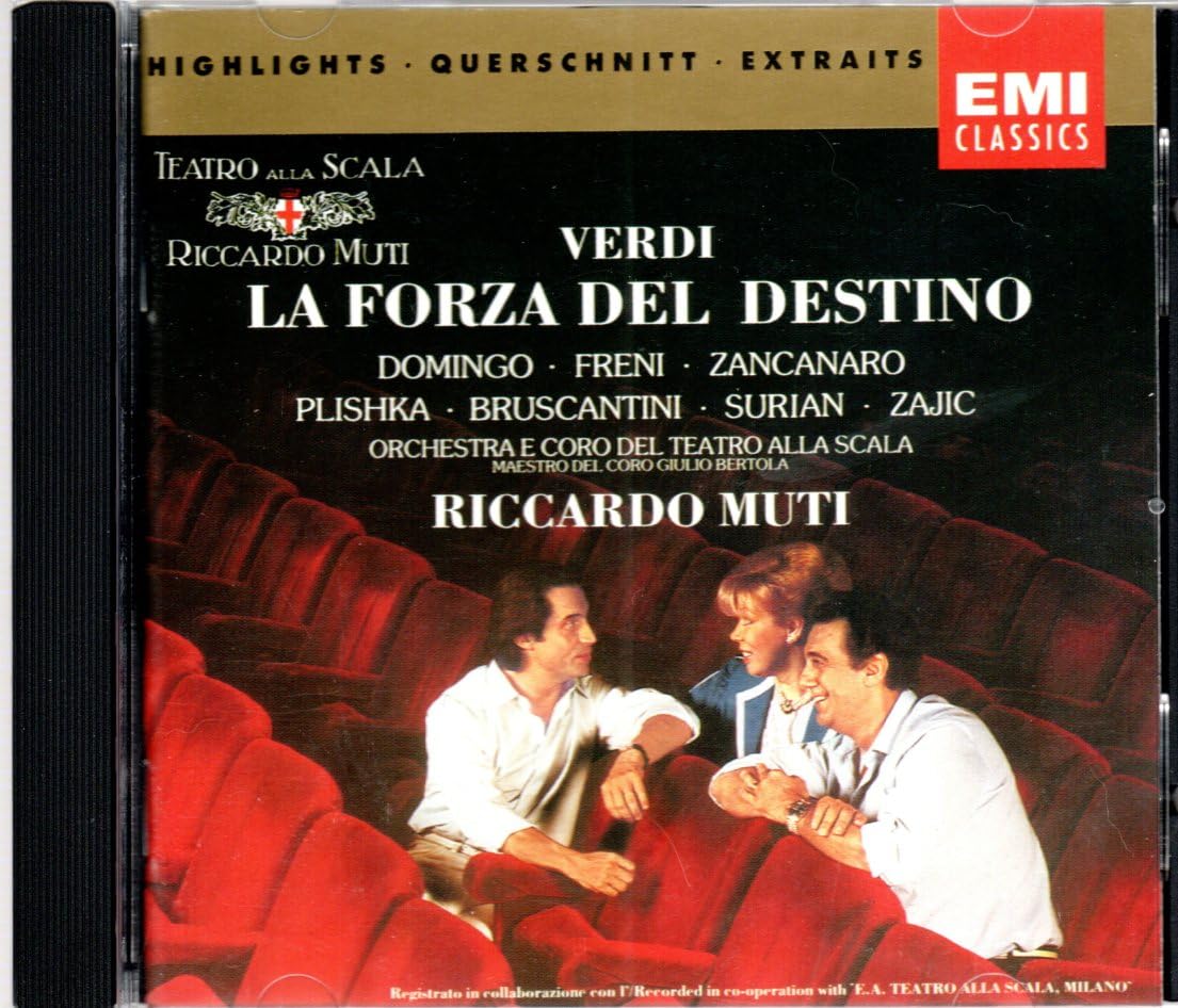 Verdi , Giuseppe - La Forza del Destino (Highlights) (Freni, Zancanaro, Domingo, Muti)