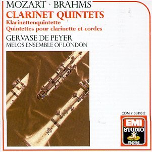 Peyer , Gervase De / Melos Ensemble Of London - Clarinet Quintets By Mozart & Brahms