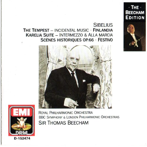 Sibelius , Jean - The Tempest / Finlandia / Karelia Suite / Scenes Historiques, Op. 66 / Festivo (Beecham)