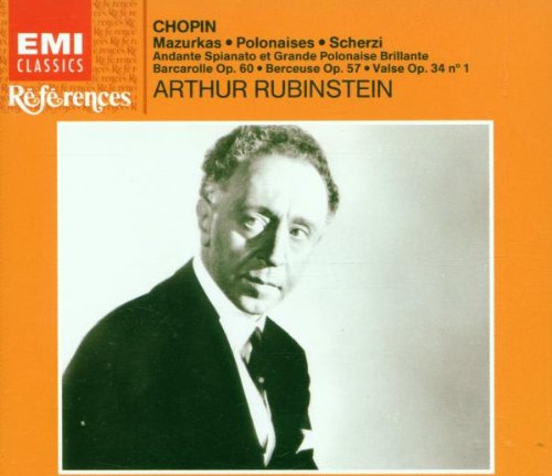 Chopin , Frederic - Mazurkas; Polonaises; Scherzi; Andante Spianato Et Grande Polonaise Brillante; Barcarolle, Op. 60; Berceuse, Op. 57; Valse, Op. 34 No. 1 (Rubinstein)