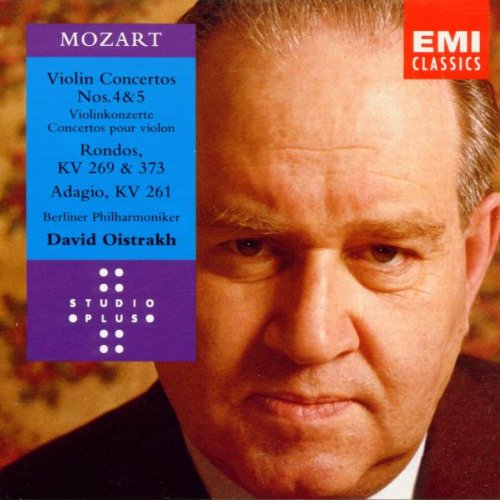 Mozart , Wolfgang Amadeus   - Violin Concertos Nos. 4 & 5 / Rondo, KV 269 & 373 / Adagio, KV 261 (Oistrakh, BP)
