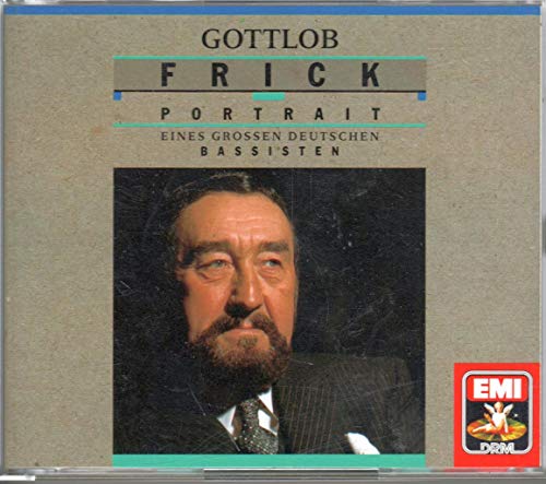 Frick , Gottlob - Portrait eine grossen deutschen Bassisten