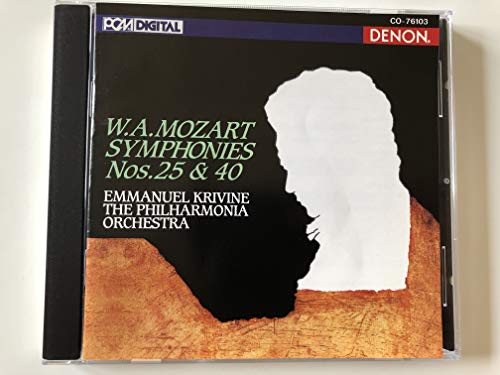 Mozart , Wolfgang Amadeus - Symphony No. 25 & 40 (Emmanuel Krivine, The Philharmonia Orchestra)