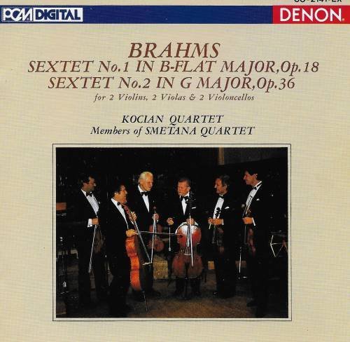 Brahms , Johannes - Sextet No. 1, Op. 18 / Sextet No. 2, Op. 36 (Kocian Quartet)