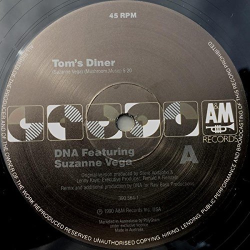 DNA - Tom's Diner (Feat. Suzanne Vega) (45RPM) (12'') (Maxi) (Vinyl)
