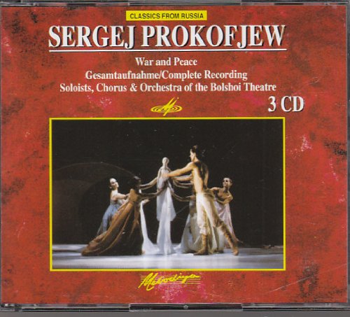 Prokofjew , Sergej - War And Peace (GA) (Bolshoi, Ermler)