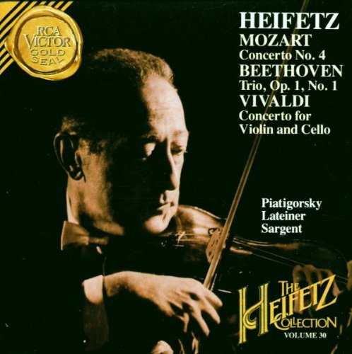 Heifetz , Jascha - The Heifetz Collection Vol. 30 - Mozart: Concerto No.4 / Beethoven: Trio Op.1 No. 1 / Vivaldi: Concerto for Violin and Cello