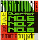 Shostakovich , Dmitri - String Quartets Nos. 6, 7 & 8 (The Manhattan String Quartet) (Complete String Quartets 3)