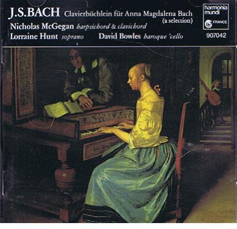 Bach , Johann Sebastian - Clavierbüchlein für Anna Magdalena Bach (A Selection) (McGegan, Hunt, Bowles)