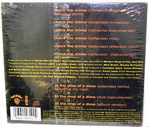 Marl , Marley - Check The Mirror / At The Drop Of A Dime (Maxi)