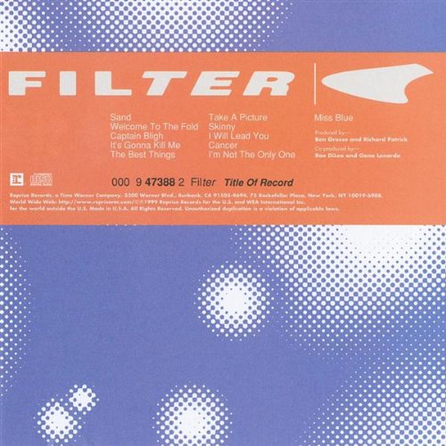 Filter - Titel of Record (Limited Edition)