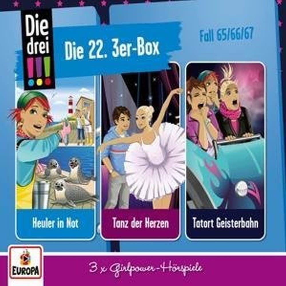Die drei !!! - Die 22. 3er Box (Heuler in Not / Tanz der Herzen / Tatort Geisterbahn) 